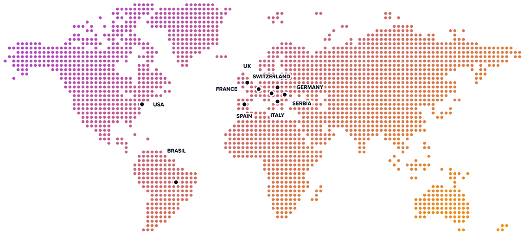 Le nostre sedi nel mondo